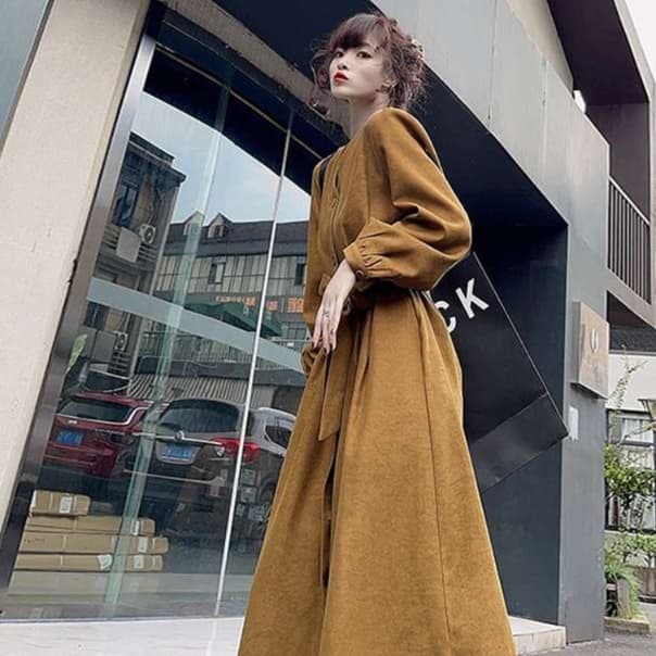 シンプル優美ロングマキシチュニック