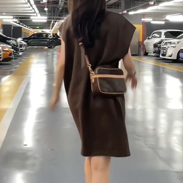 シンプル上品チュニックワンピース