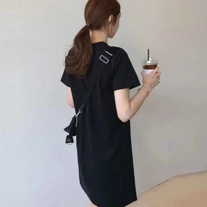 ゆるかわクマ×サークル チュニックワンピース