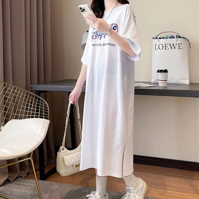 ナチュラルチュニックワンピース