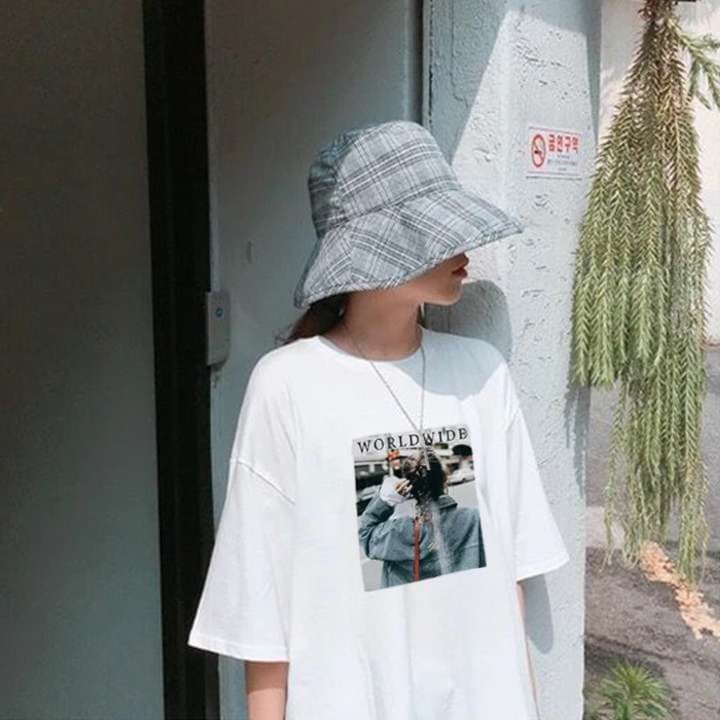 レトロ風グラフィックチュニック