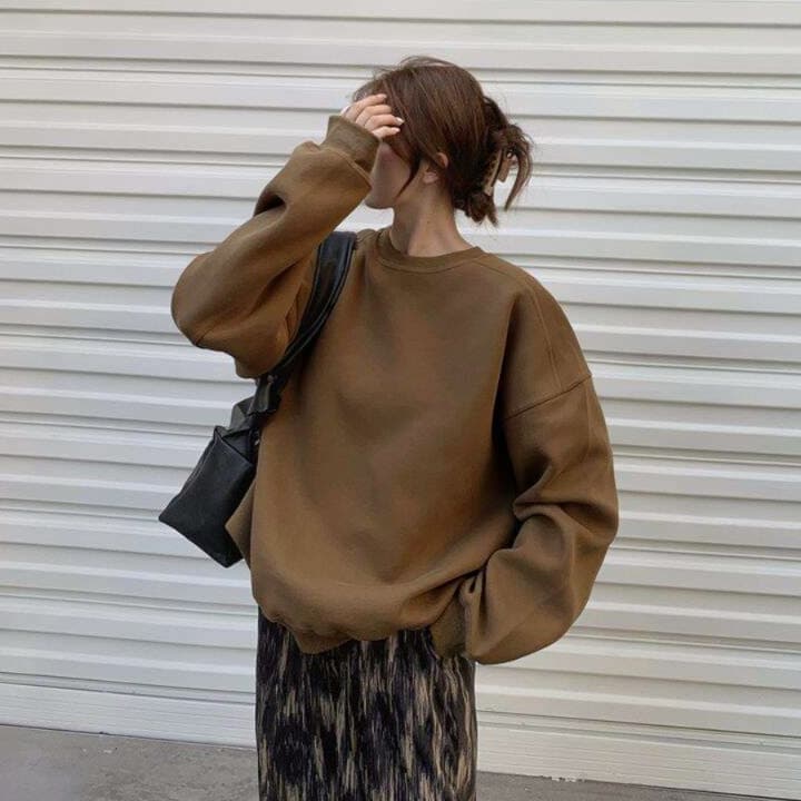 オーバーサイズニットチュニック