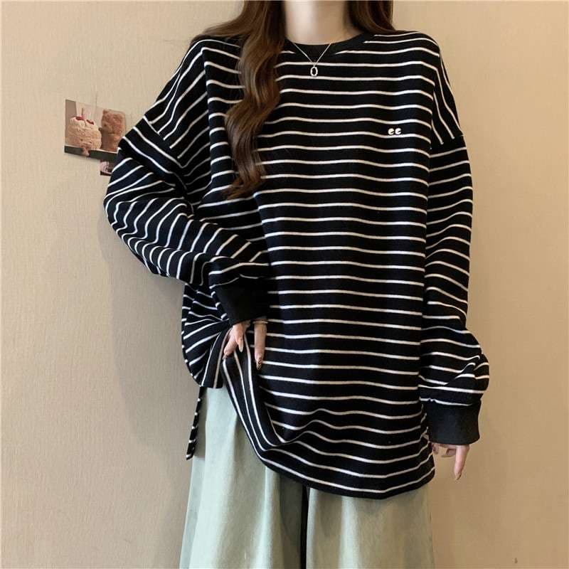 ゆったりストライプチュニック