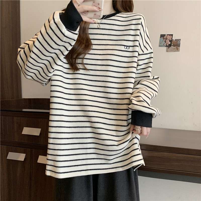 ゆったりストライプチュニック