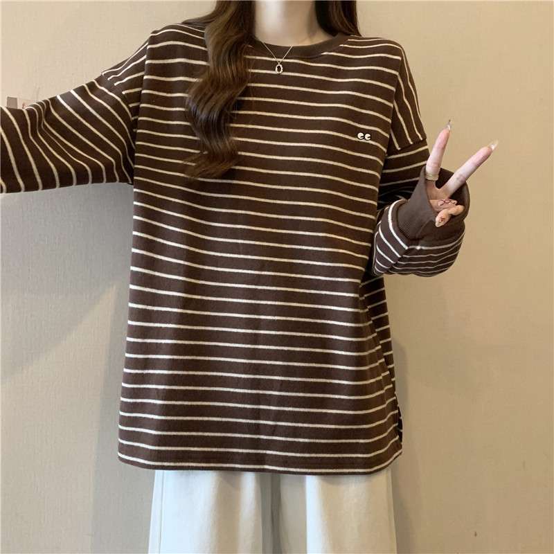 ゆったりストライプチュニック