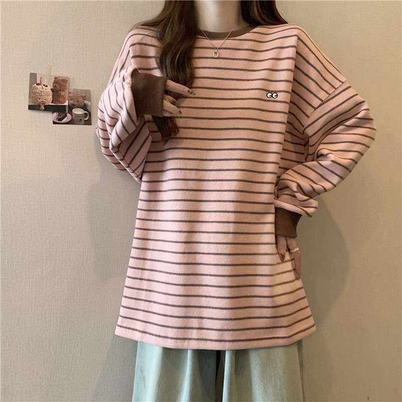 ゆったりストライプチュニック