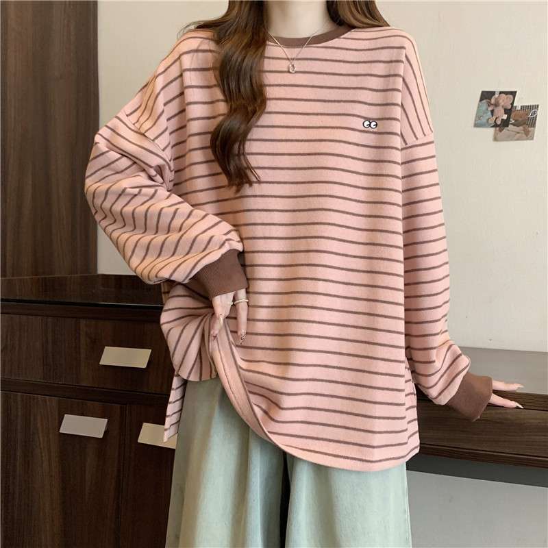 ゆったりストライプチュニック