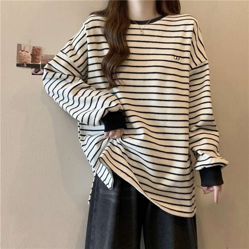 ゆったりストライプチュニック