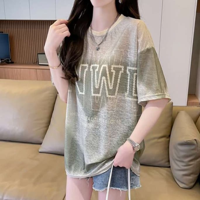 上品モダンチュニックシャツ