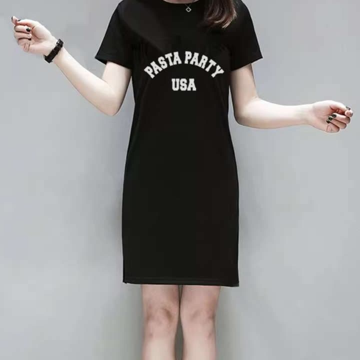シンプルメッセージチュニック