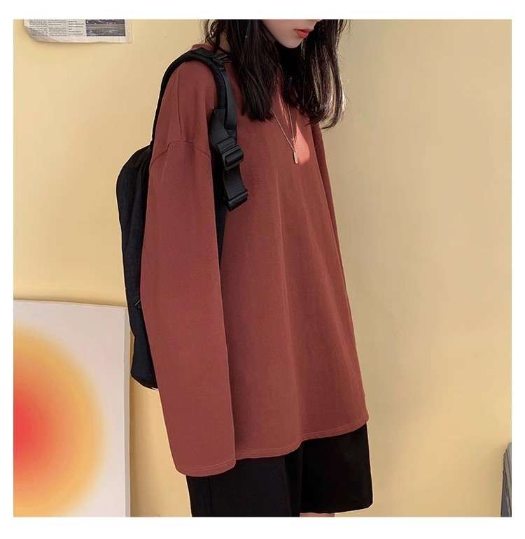 ゆったりシルエットチュニックセーター