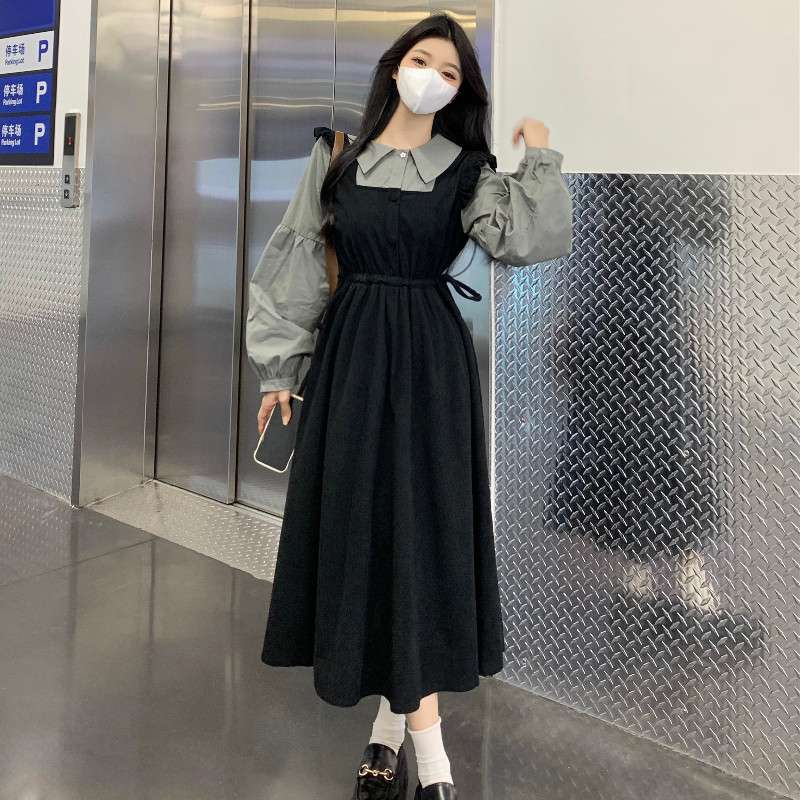 ゆったりシルエットチュニックワンピース